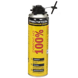Очиститель монтажной пены, 0,5 л, Ремонт На 100%