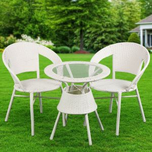 Набор мебели Бистро стол 60х60х61см 2 стула 100 кг С010062