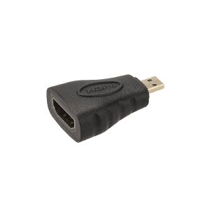 Переходник АВП 1 штекер micro HDMI - гнездо HDMI, позолоченные контакты, TDM