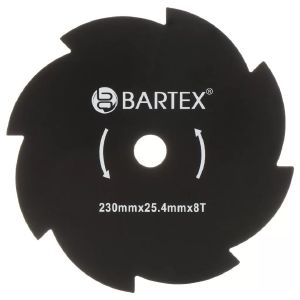 Нож для триммера 8 зубьев, 230 мм, посадочный диаметр 25.4 мм, 1.6 мм, Bartex