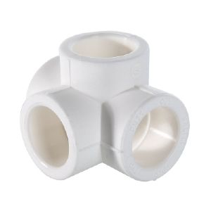 Крестовина PP-R двухплоскостная 40/25/25/40 мм Белый