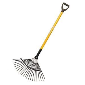 Грабли веерные, 22 зуб, металл, Инструм-Агро, ГВЛ (УЛ), пластинчатые, черенок металлический, 030217