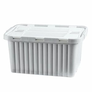 Ящик для хранения со створками Сплит 26 л Светло-серый 20021