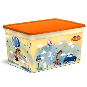 Ящик для хранения Полимербыт, Giraffix 16 л, с крышкой 4371773