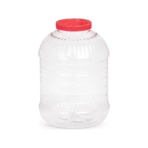 Банка для сыпучих продуктов ПЭТ Альтернатива, с крышкой и ручкой, 10 л, микс М3057