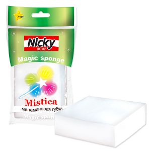 Губка меламиновая 11*7*3,5 см Mistica