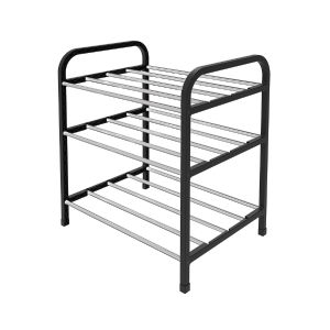 Этажерка для обуви Nika ЭТЭ1, 3 полки, 44x50x33 см, серый ЭТЭ1/С