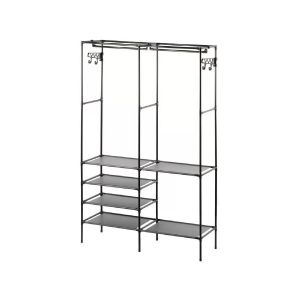 Вешалка напольная 108х36х170 см, металл, Макси, VPW21, черная