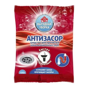 Антизасор порошок Выгодная уборка 100 г