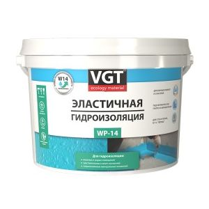 Гидроизоляция эластичная полимерная VGT WP-14, 3 кг