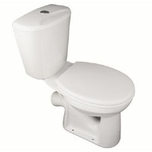 Унитаз-компакт «Комфорт-Стандарт» с ЦОП (косой, нижний подвод, кнопка, тарельч, сид.) (г. Лобня)