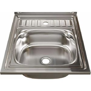Мойка mixline 60х50х16 см, 0.4, выпуск 1 1/2