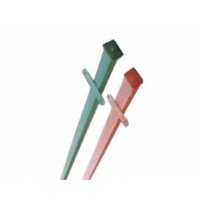 Столб заборный 50х50х2900 мм с планкой