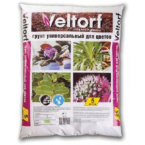 Грунт для цветов Veltorf универсальный 5 л