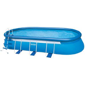 Бассейн надувной на опорах INTEX 610 х366 х122 см DVD фильтр насос 28194