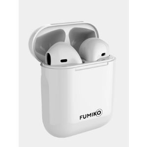 Беспроводные наушники TWS FUMIKO BE02 Touch-сенсор белые