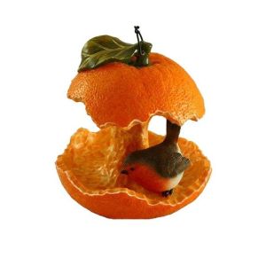 Фигура садовая Кормушка апельсин полистоун (Р)