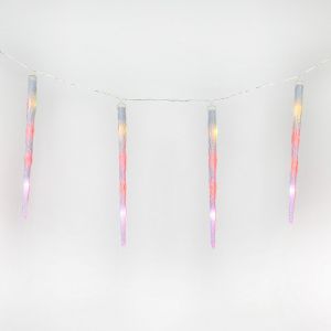 Занавес светодиод.3,0х0,5 м UNIEL ULD-E3005-210/DTK RGB IP44 Заморожен. Сосулька