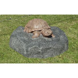 Камень искусственный d-85 см Черепаха Янтарный гранит