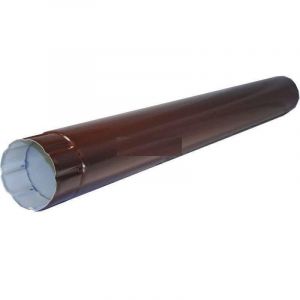 Труба водосточная металлическая 100 мм 1,0 м ВС Стандарт 8017 Коричневый