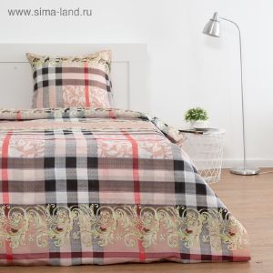Комплект постельного белья  1,5 сп Лепота Шотландия микрофибра 60 г/м2 4867986