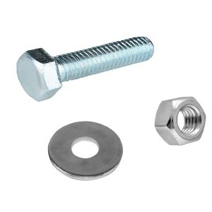 Комплект крепежа М8 (Болт 30 мм, гайка, шайба - 2 шт)