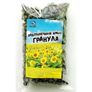 Жмых подсолнечника, гранулы, неароматизированный, 8 мм, 500 г   9147585