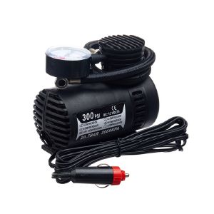 Компрессор автомобильный 15 л/мин, провод 2.6 м, шланг 45 см, 3 переходника   1065261