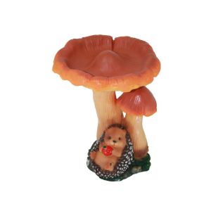 Фигура садовая Грибы опята с ежиком 20х20х28 см