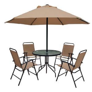 Набор складной мебели Ялта на 4 персоны с зонтом