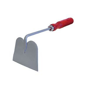 Мотыжка 300 мм плоск. лезвие углерод. сталь дерев. ручка FEONA 127-0300