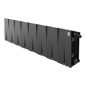 Радиатор биметаллический Royal Thermo PianoForte 200 Noir Sable 16 секций Черный графитовый
