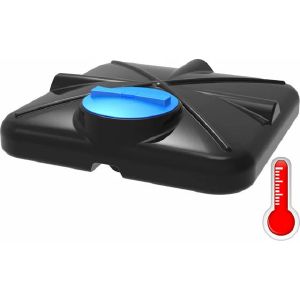 Бак для душа 160 л с ТЭНом Черный