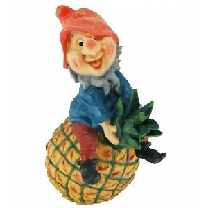 Фигура садовая Гном на ананасе 20х14х29 см