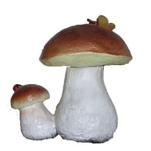 Фигура садовая Грибы белые 23х23х24 см