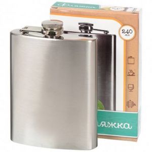 Фляжка сувенир 240мл нерж 841-759