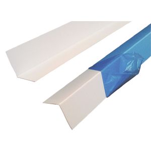 Уголок ПВХ в защитной пленке 40х40х3000 мм Белый