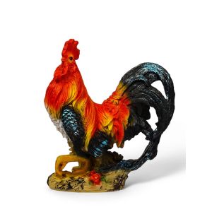 Фигура садовая Петух маленький полистоун