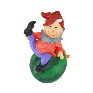 Фигура садовая Гном на арбузе