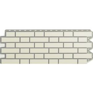 Фасад.панель А-П Кирпич Клинкерный Белый 1217х445 мм