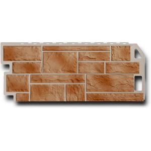 Фасад.панель FineBer Камень Терракотовый 1137х470 мм (0,46 м2) (Р)