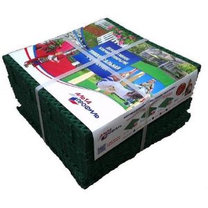 Решетка газонная Альта-Профиль 333х333х10,5 мм Зеленая 18 шт.