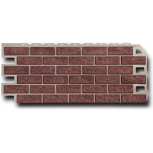 Фасад.панель FineBer Кирпич Красный 1137х470 мм (0,46 м2)