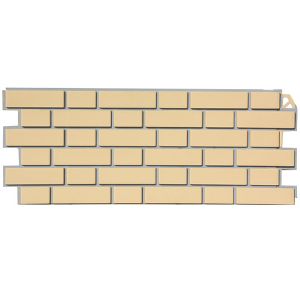 Фасад.панель Fineber Облицов.Кирпич Желтый 1130х463 мм (0,46 м2)