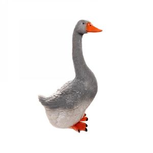 Фигура садовая Гусь с длинной шеей 28х17х50 см