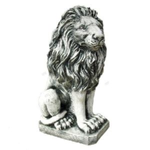 Фигура садовая Лев средний натуральный (Р)