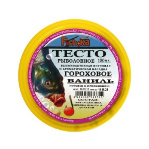 Тесто готовое Fish.ka, гороховое, вкус ваниль, 150 мл 9819678