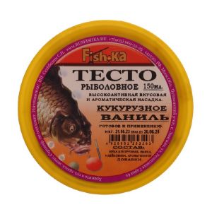 Тесто готовое кукурузное Fish.ka, ваниль, 150 мл 9634479