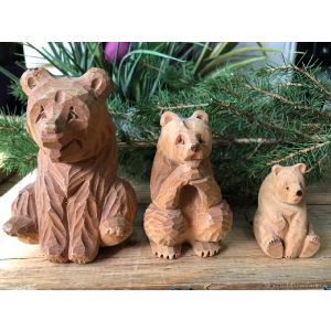 Фигура резная Медведь Маленький