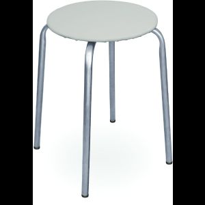 Табурет НИКА ЭКОНОМ 2  круглое сидение d32 Серый